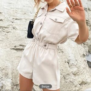 Tan Romper